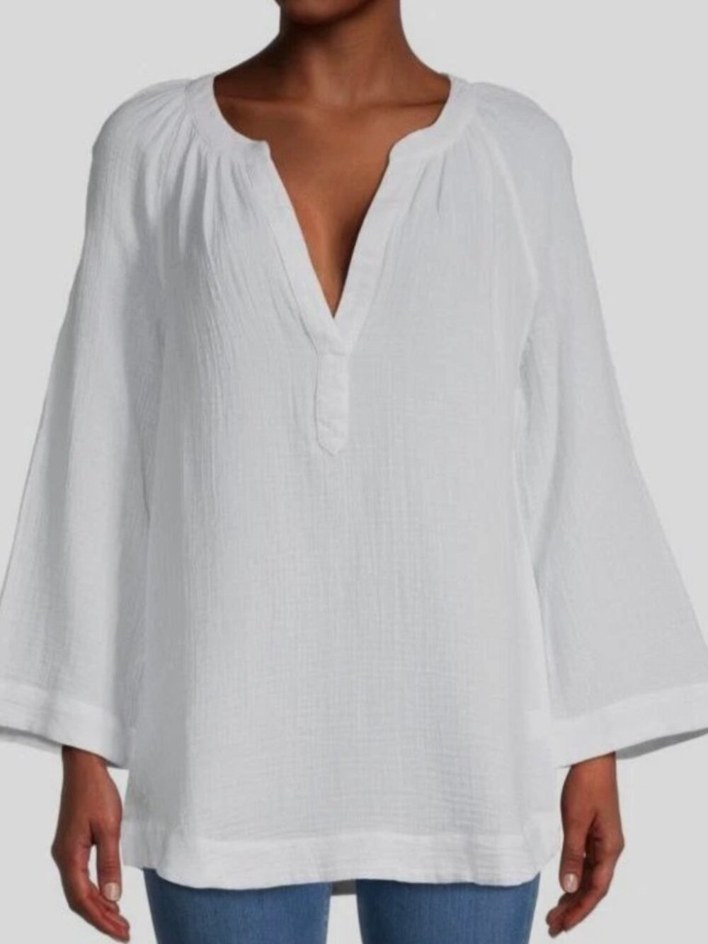 Sanctuary White Beach Cover Up Tunic (M)